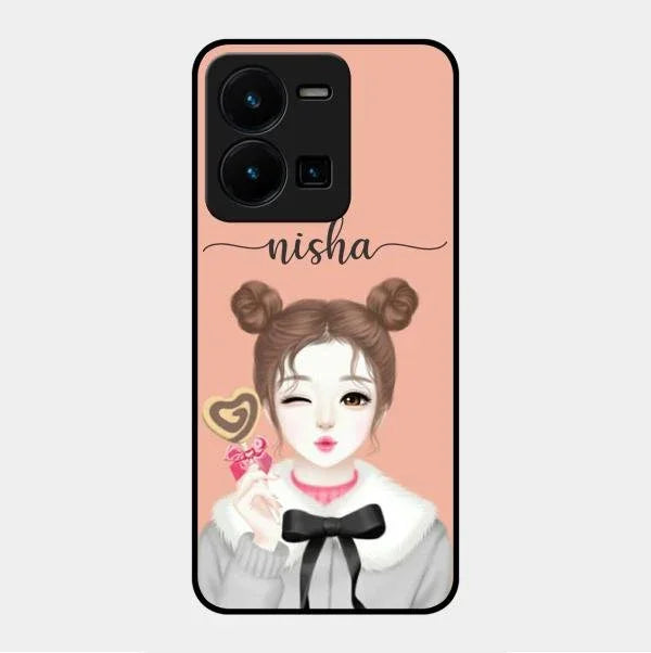candy wink glossy metal case cover for Vivo Y35