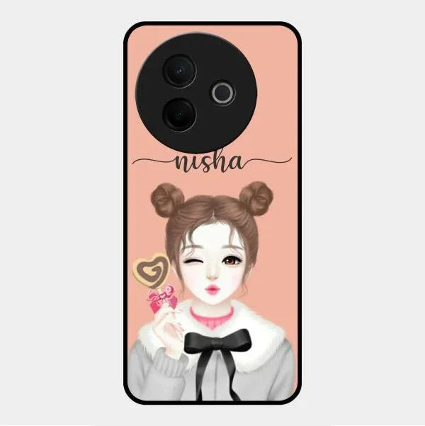 candy wink glossy metal case cover for Vivo Y39 5G