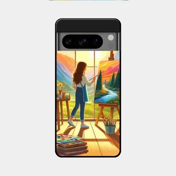 Canvas of Dreams Glass Case Cover For Google Pixel 8 Pro 5G