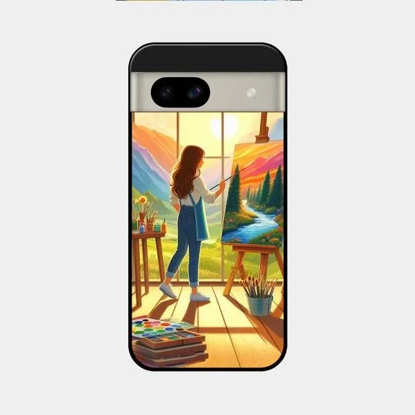 Canvas of Dreams Glass Case Cover For Google Pixel 8A 5G