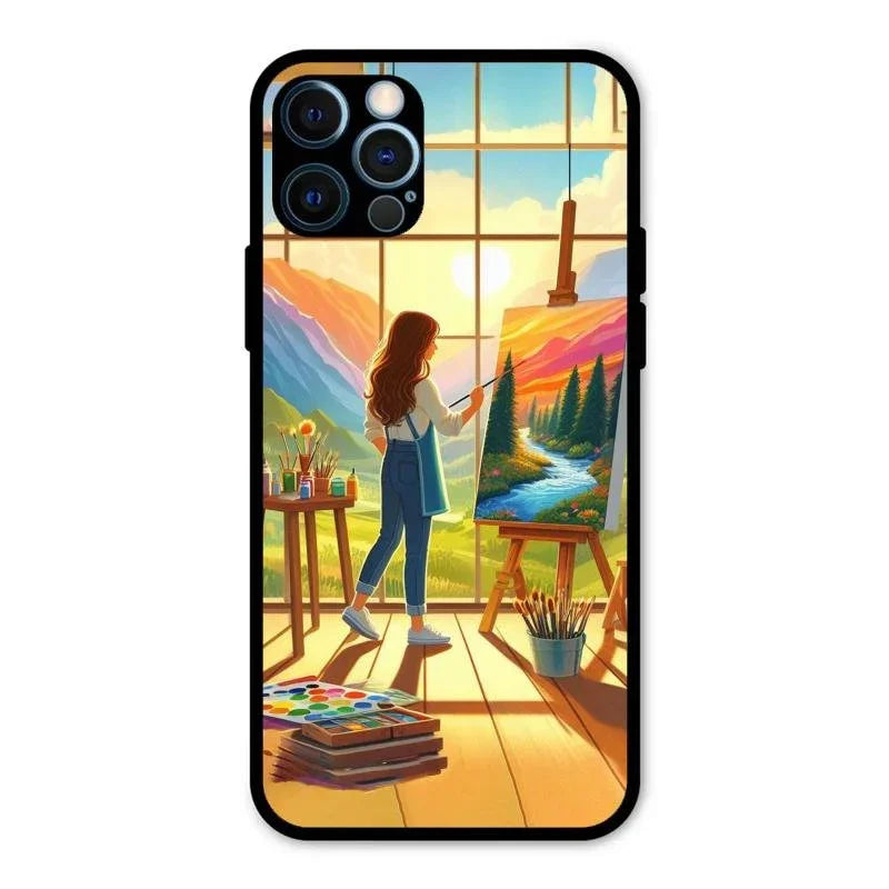 Canvas of Dreams Glass Case Cover For iPhone 12 Pro