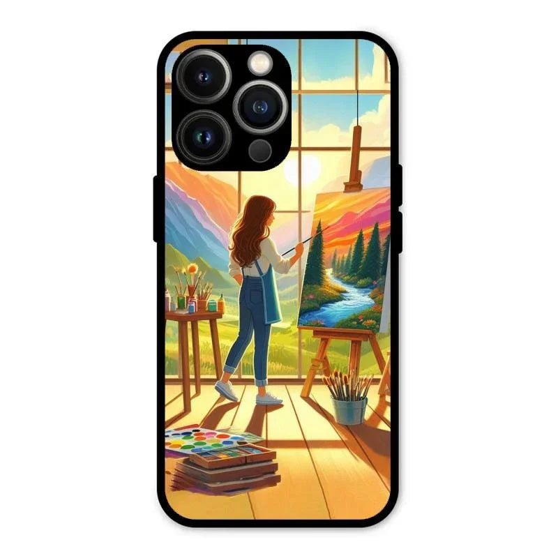 Canvas of Dreams Glass Case Cover For iPhone 13 Pro
