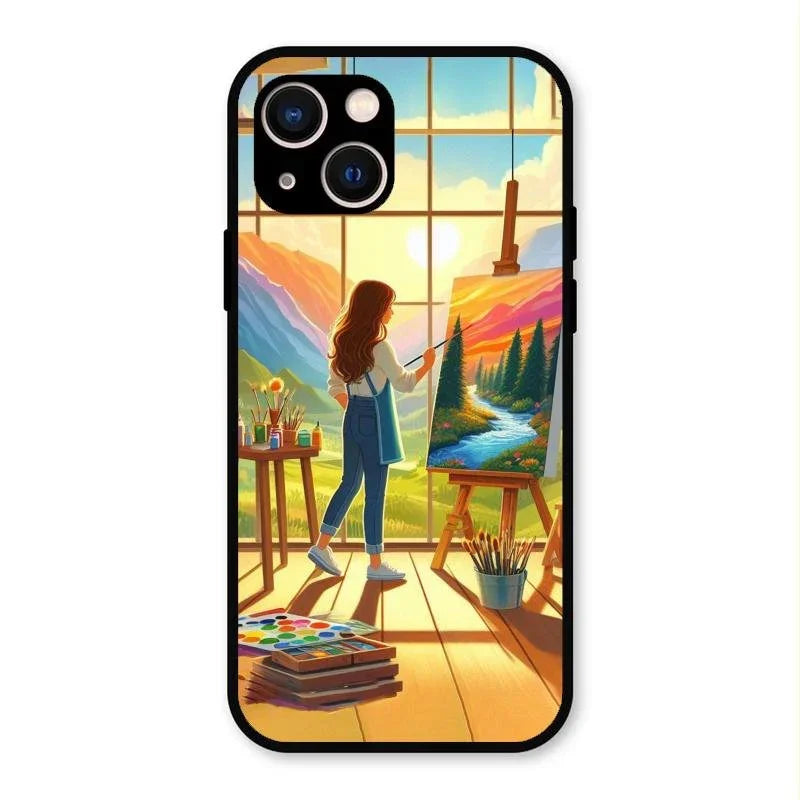 Canvas of Dreams Glass Case Cover For iPhone 13