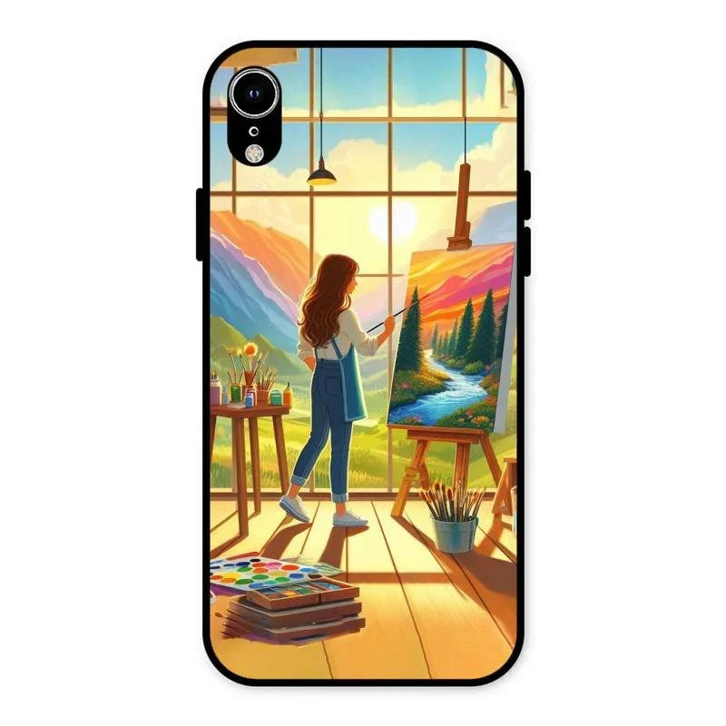 Canvas of Dreams Glass Case Cover For iPhone XR