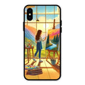 Canvas of Dreams Glass Case Cover For iPhone XS