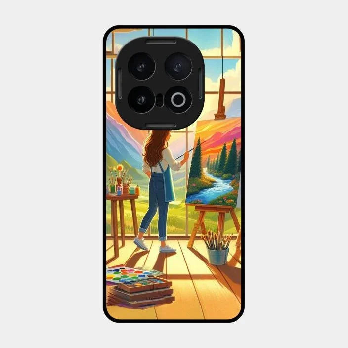 Canvas of Dreams Glass Case Cover For Iqoo 13 5G