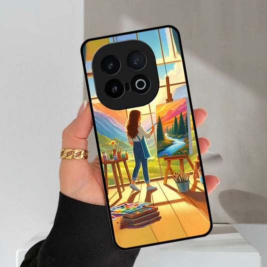 Canvas of Dreams Glossy Metal Case Cover For iQOO