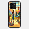 Canvas of Dreams Glass Case Cover For Iqoo Z9X 5G