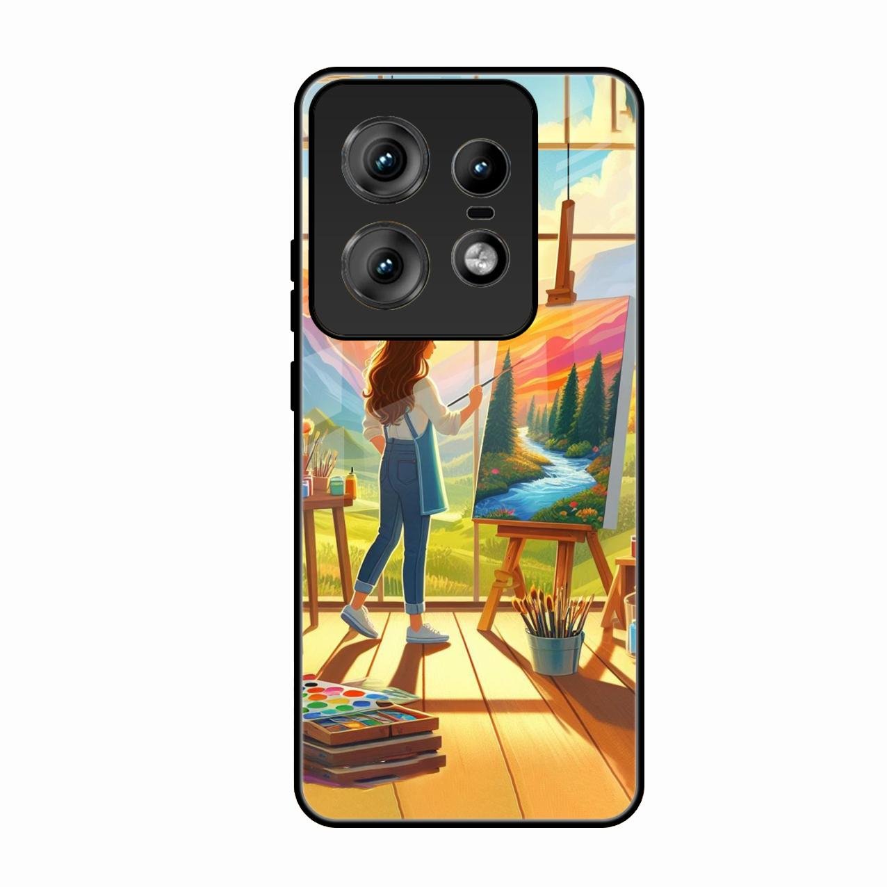 Canvas of Dreams Glass Case Cover For Motorola Edge 50 Pro