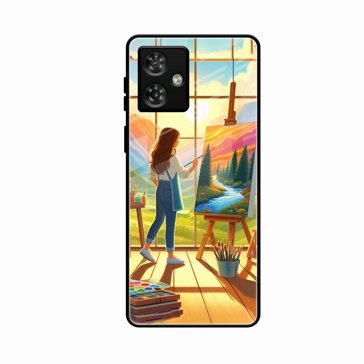 Canvas of Dreams Glass Case Cover For Motorola G54 5G
