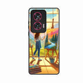 Canvas of Dreams Glass Case Cover For Motorola G85 5G