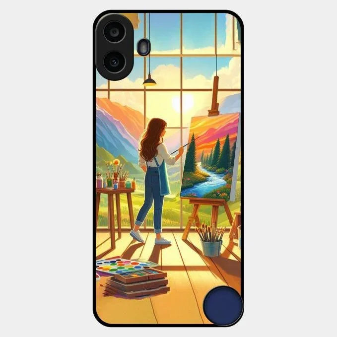Canvas of Dreams Glass Case Cover For Nothing Cmf Phone 1