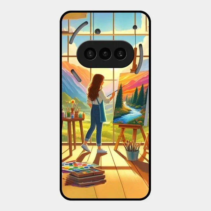 Canvas of Dreams Glass Case Cover For Nothing Phone 3A 5G