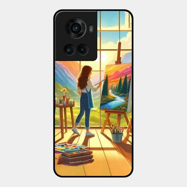 Canvas of Dreams Glass Case Cover For Oneplus 10R 5G