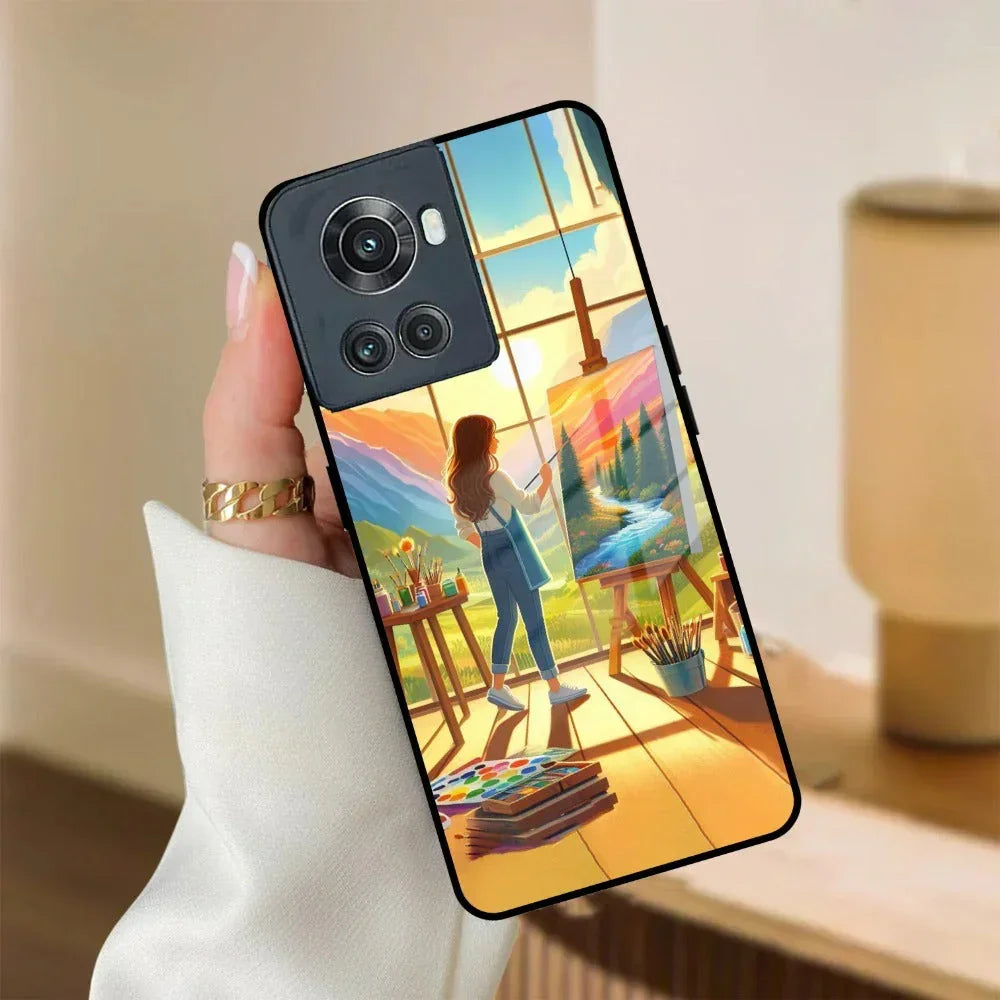 Canvas of Dreams Glass Case Cover For OnePlus - ShopOnCliQ