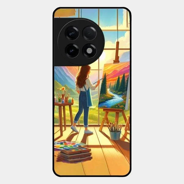 Canvas of Dreams Glass Case Cover For Oneplus 11R 5G