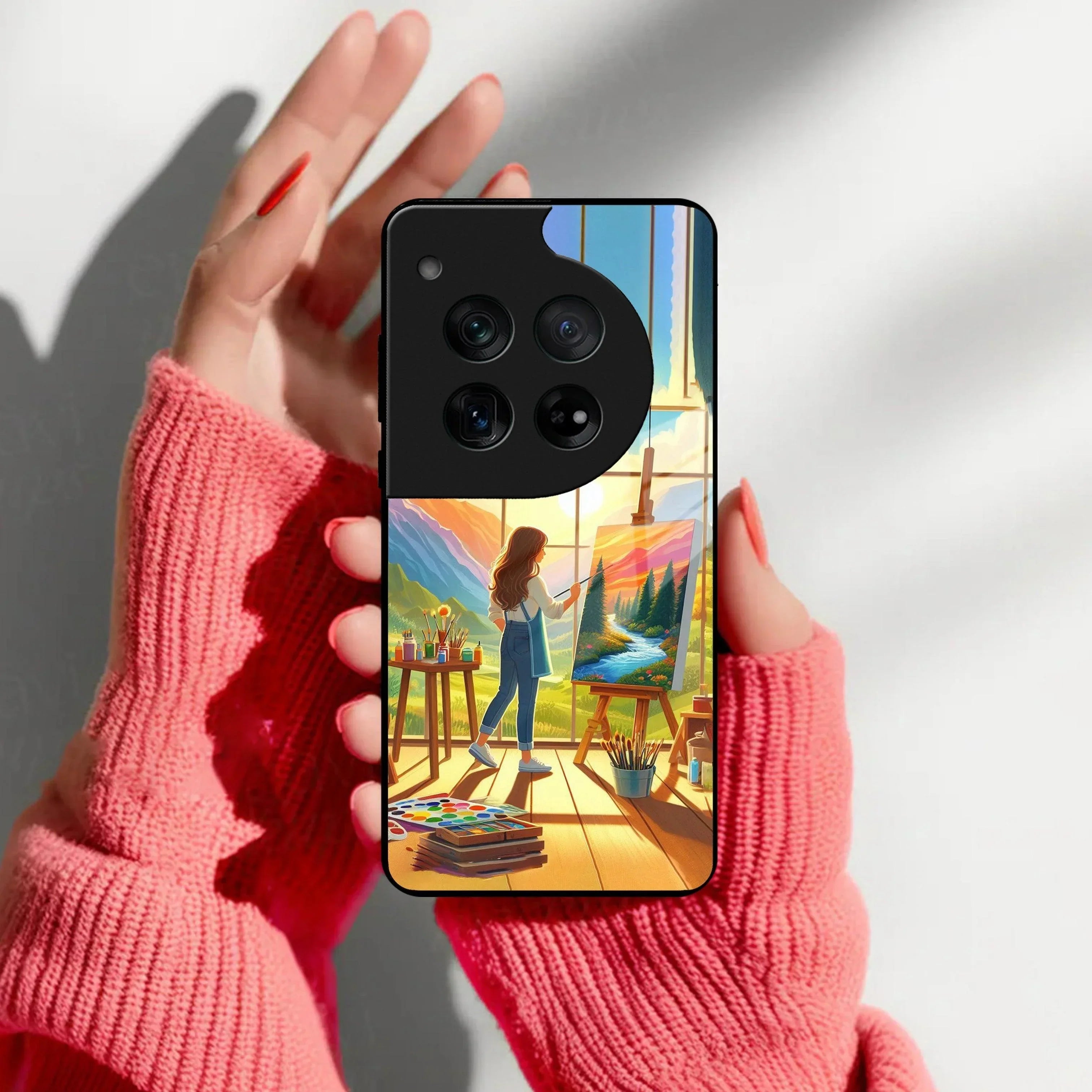 Canvas of Dreams Glass Case Cover For OnePlus - ShopOnCliQ