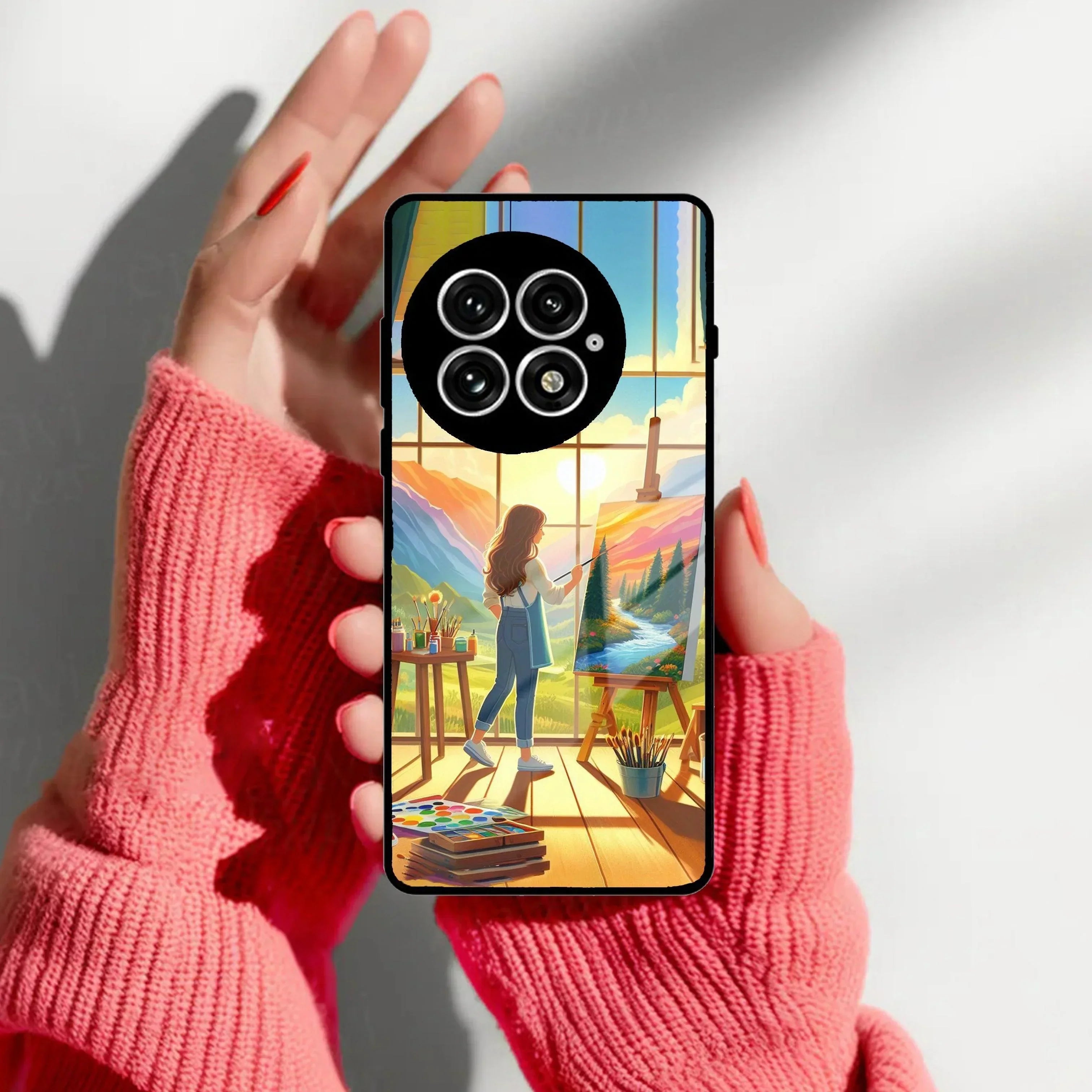 Canvas of Dreams Glass Case Cover For OnePlus - ShopOnCliQ