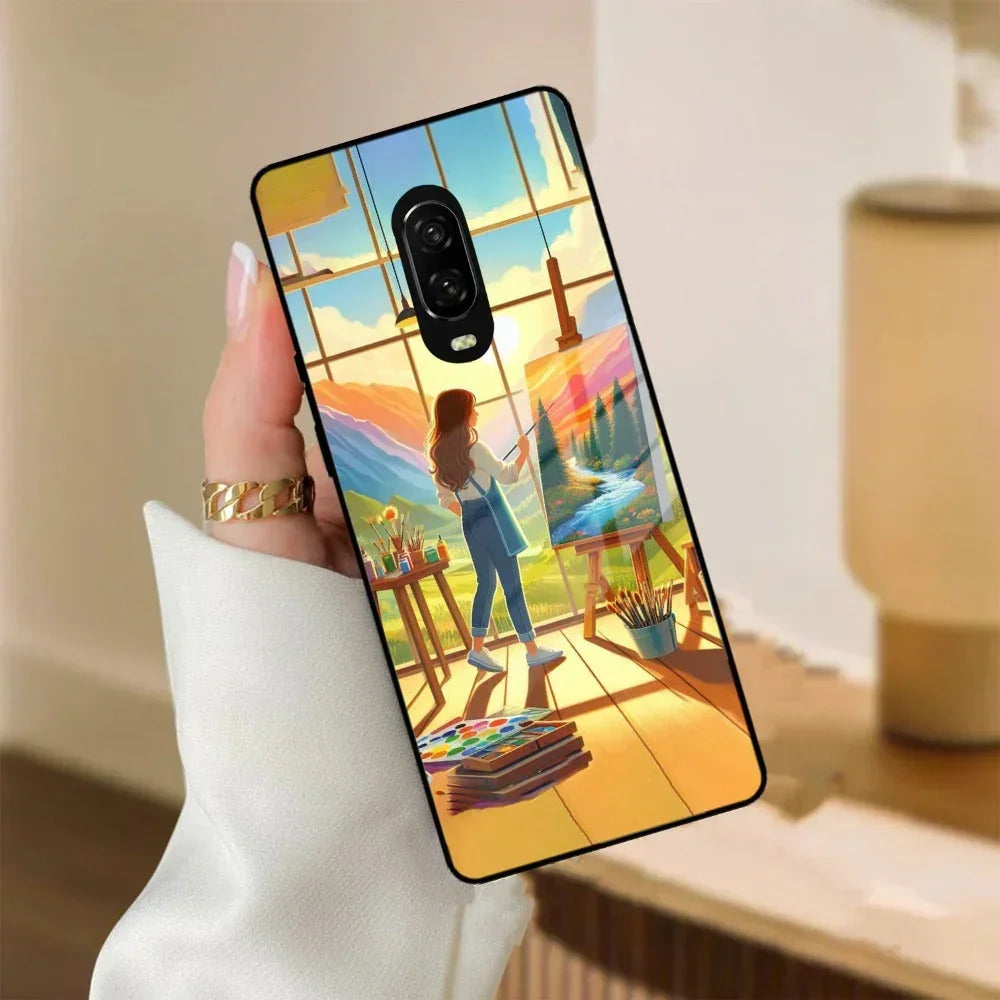 Canvas of Dreams Glass Case Cover For OnePlus - ShopOnCliQ