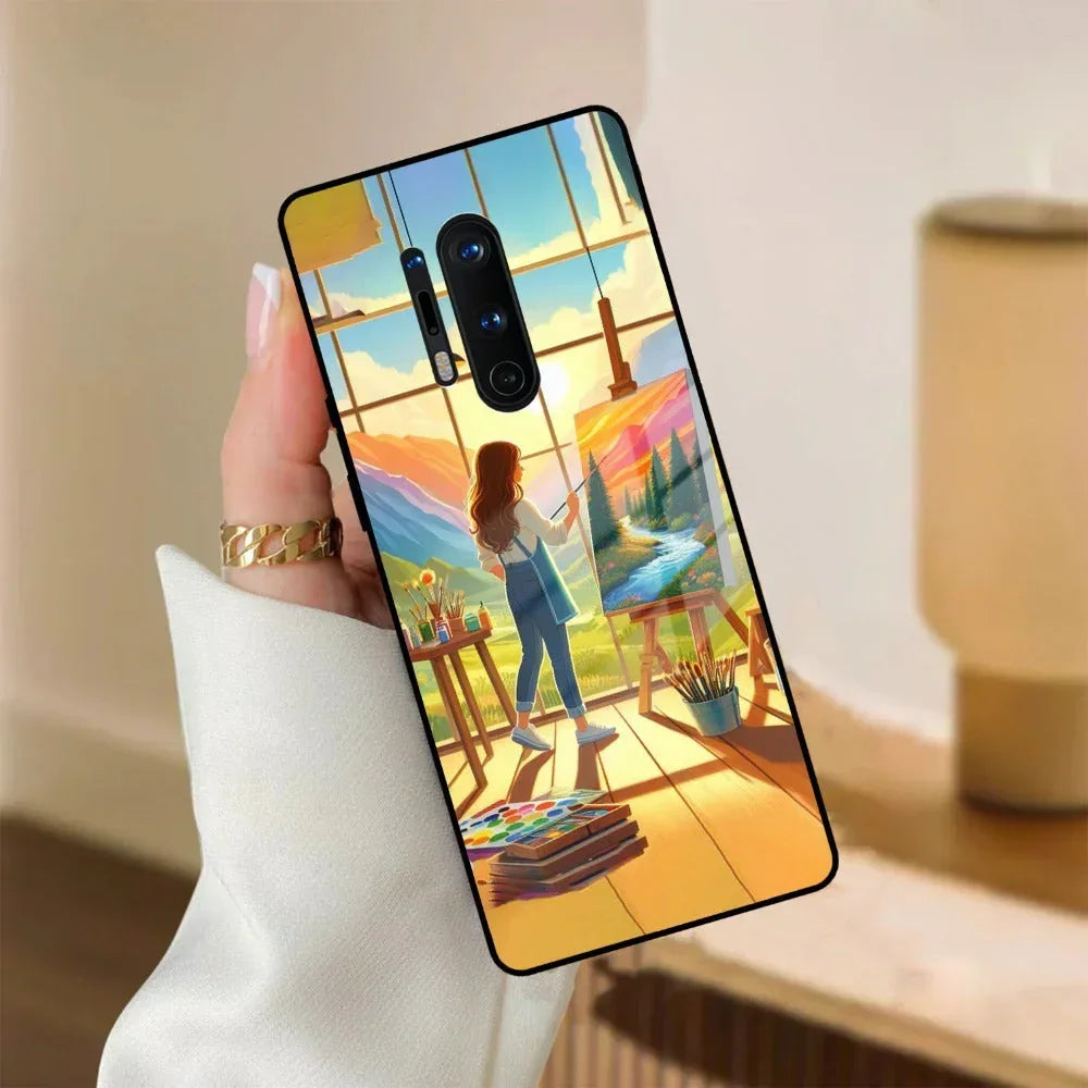 Canvas of Dreams Glass Case Cover For OnePlus - ShopOnCliQ