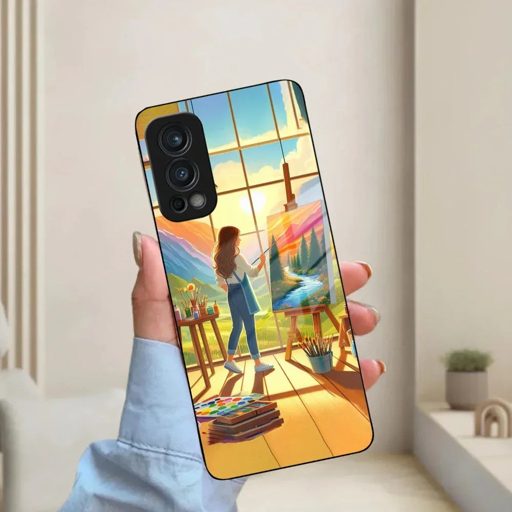 Canvas of Dreams Glass Case Cover For OnePlus - ShopOnCliQ