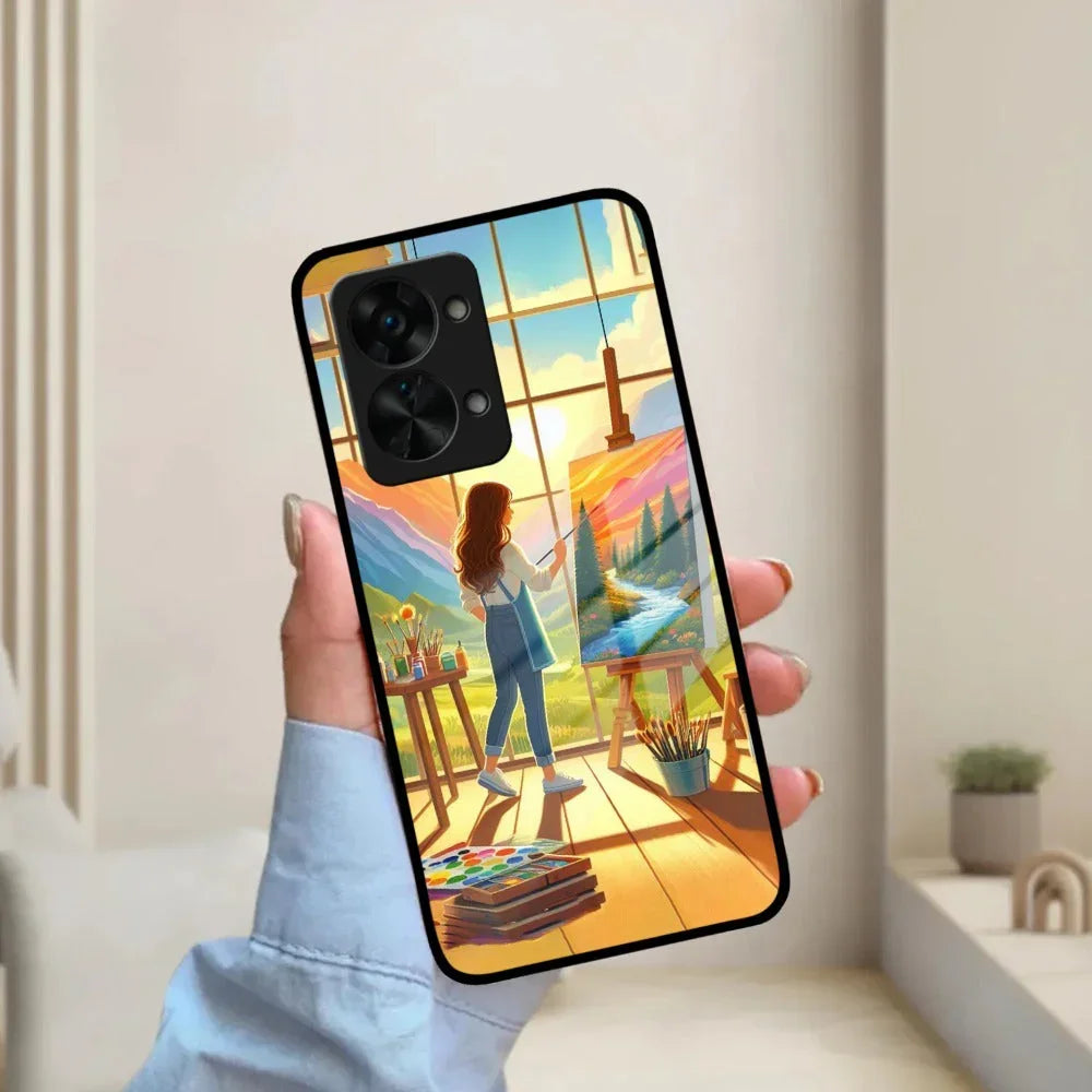 Canvas of Dreams Glass Case Cover For OnePlus - ShopOnCliQ