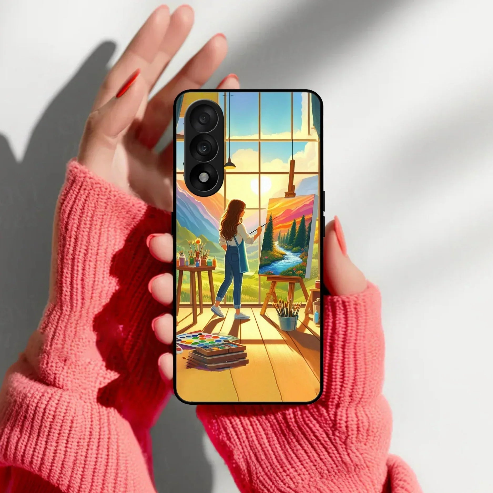 Canvas of Dreams Glass Case Cover For OnePlus - ShopOnCliQ