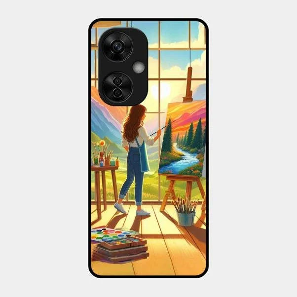 Canvas of Dreams Glass Case Cover For Oneplus Nord Ce 3 Lite 5G