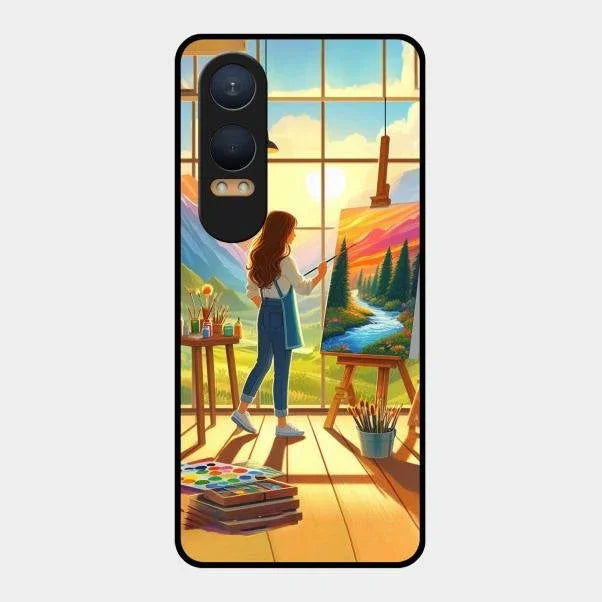 Canvas of Dreams Glass Case Cover For Oneplus Nord Ce 4 Lite 5G