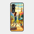 Canvas of Dreams Glass Case Cover For Oppo A5 5G