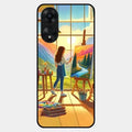 Canvas of Dreams Glass Case Cover For Oppo A78 5G