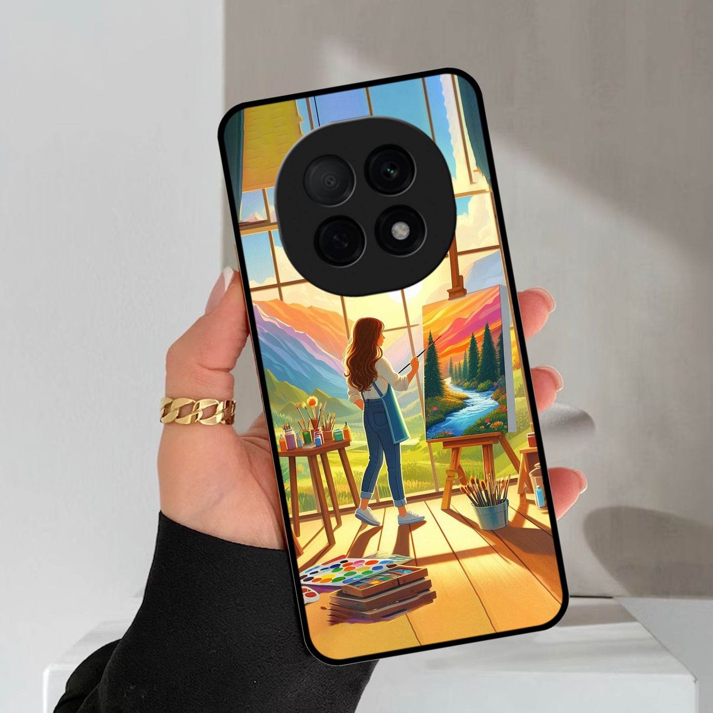 Canvas of Dreams Metal Case Cover For Oppo