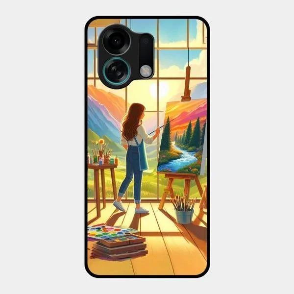 Canvas of Dreams Glass Case Cover For Oppo K13 Turbo 5G