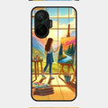Canvas of Dreams Glass Case Cover For Poco F7 5G