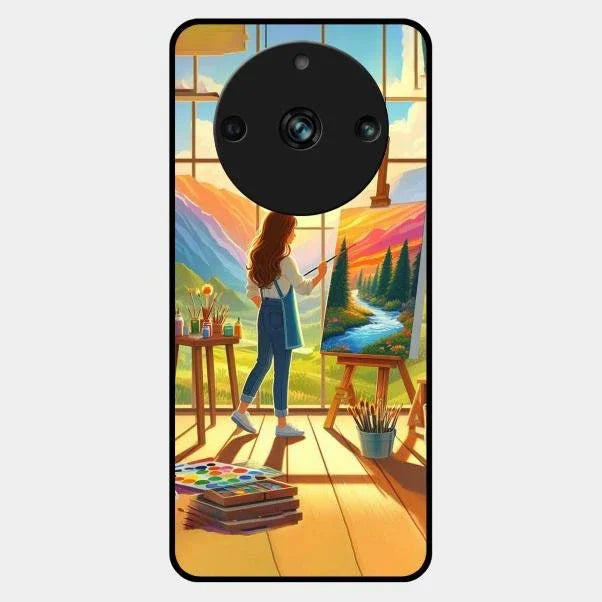Canvas of Dreams Glass Case Cover For Realme 11 Pro 5G