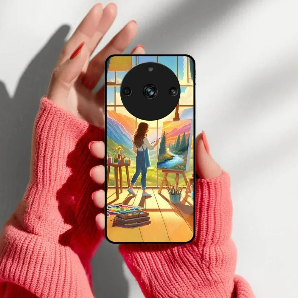 Canvas of Dreams Glass Case Cover For Realme/Narzo - ShopOnCliQ