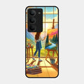 Canvas of Dreams Glass Case Cover For Realme 14X 5G
