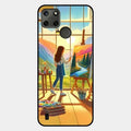 Canvas of Dreams Glass Case Cover For Realme C25Y