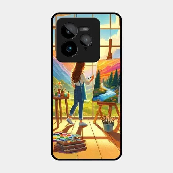 Canvas of Dreams Glass Case Cover For Realme Gt 7 Pro