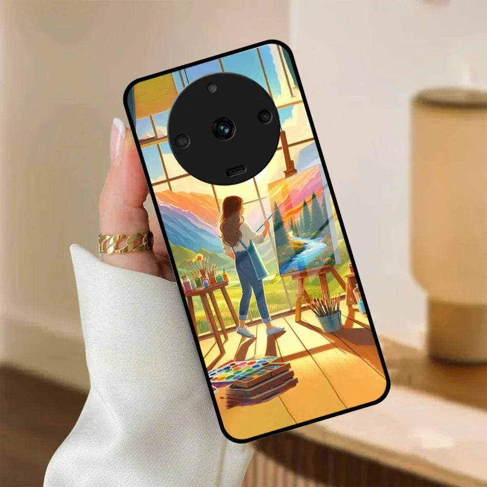 Canvas of Dreams Glass Case Cover For Realme/Narzo - ShopOnCliQ
