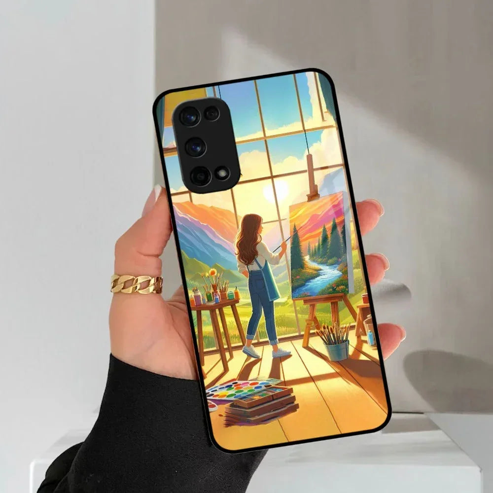 Canvas of Dreams Glass Case Cover For Realme/Narzo - ShopOnCliQ
