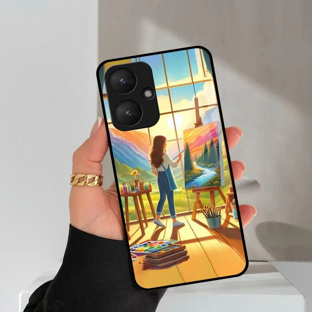 Canvas of Dreams Glass Case Cover For Redmi/Xiaomi - ShopOnCliQ