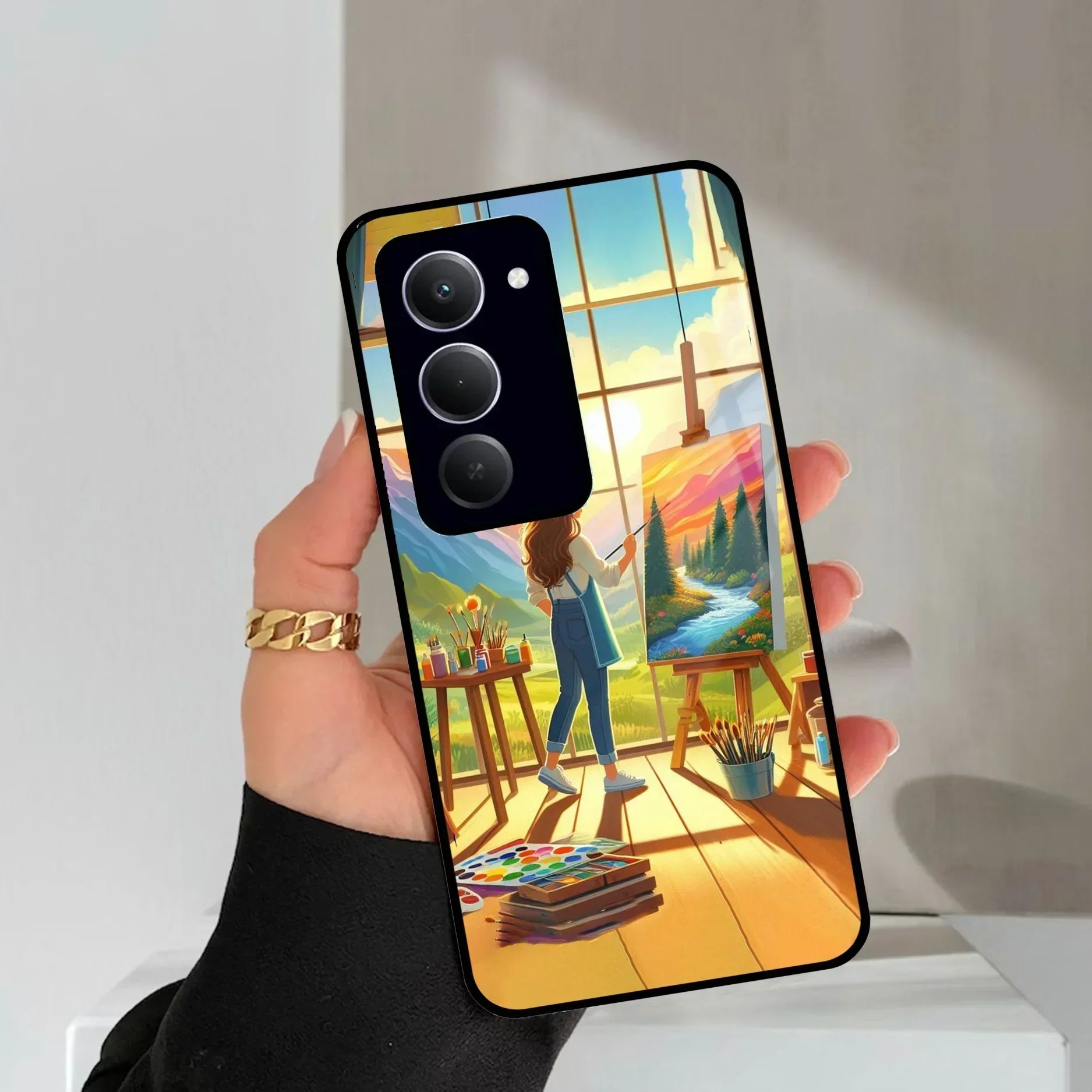 Canvas of Dreams Glass Case Cover For Redmi/Xiaomi - ShopOnCliQ