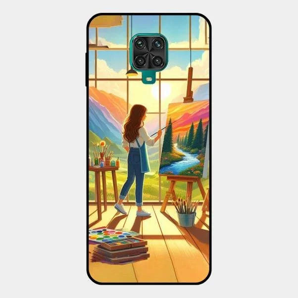 Canvas of Dreams Glass Case Cover For Redmi Note 10 Lite