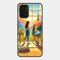 Canvas of Dreams Glass Case Cover For Redmi Note 10