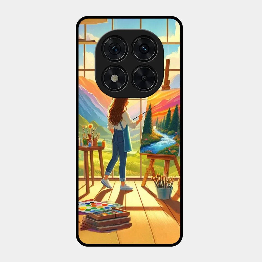 Canvas of Dreams Glass Case Cover For Redmi Note 15 Pro Plus 5G