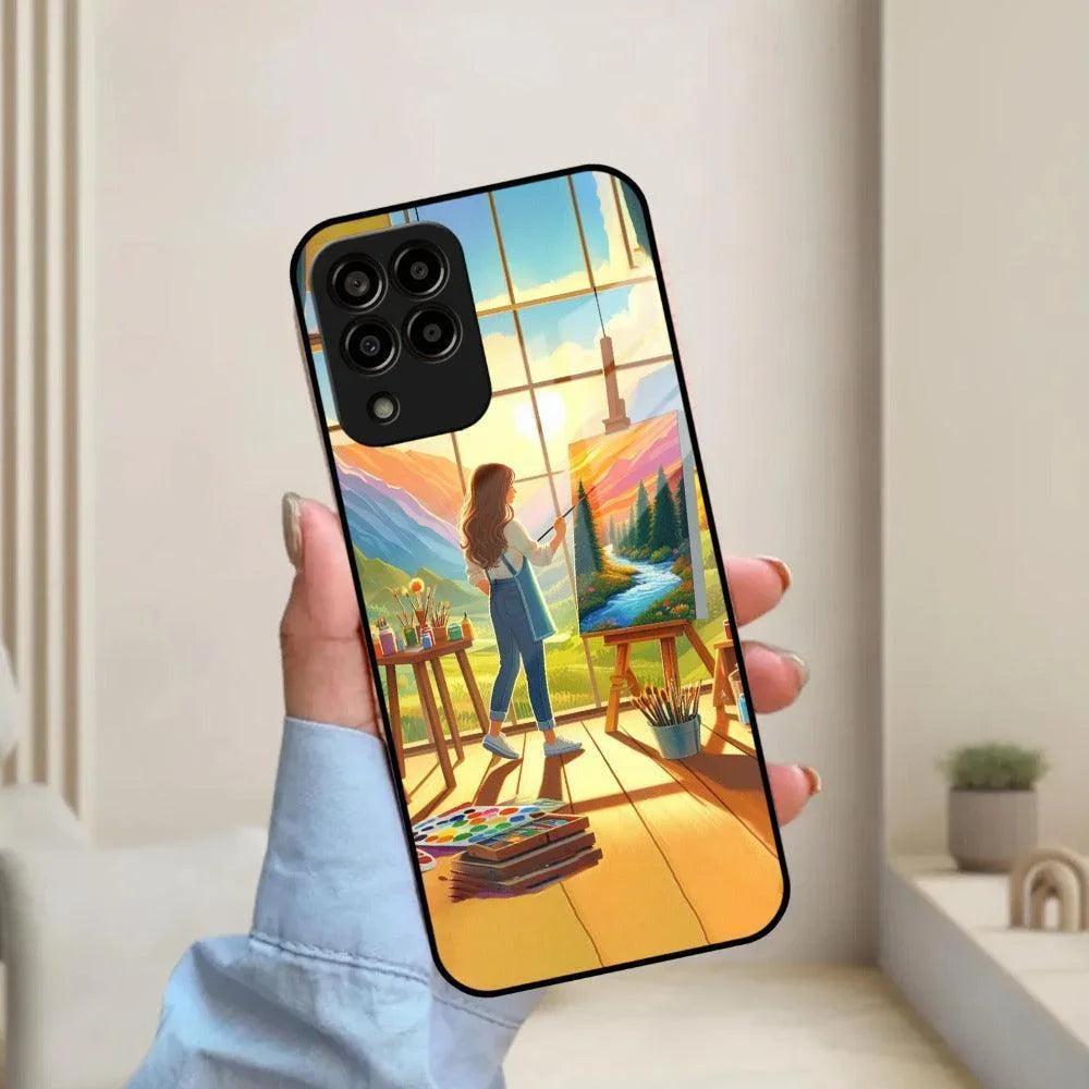 Canvas of Dreams Glass Case Cover for Samsung - ShopOnCliQ