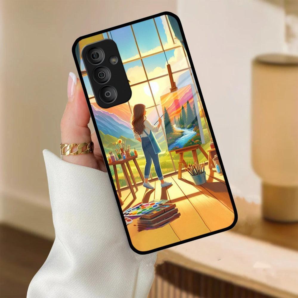 Canvas of Dreams Glass Case Cover for Samsung - ShopOnCliQ