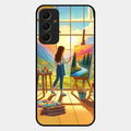 Canvas of Dreams Glass Case Cover For Samsung Galaxy A34 5G