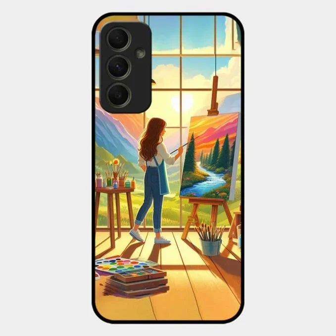 Canvas of Dreams Glass Case Cover For Samsung Galaxy A34 5G